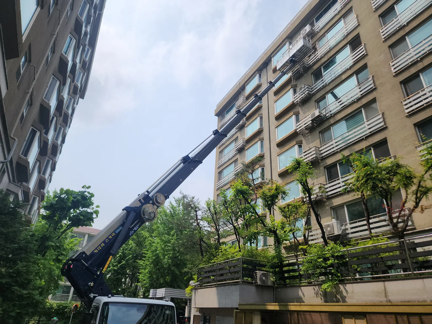 공동주택 외벽 현장